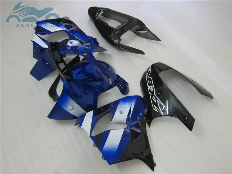 Комплекти за мотоциклетни обтекателей за Kawasaki Ninja ZX9R Комплект обтекателей 2002 2003 ZX-9R 02 03 син черен ABS пластмаса пътни състезателни комплекти3