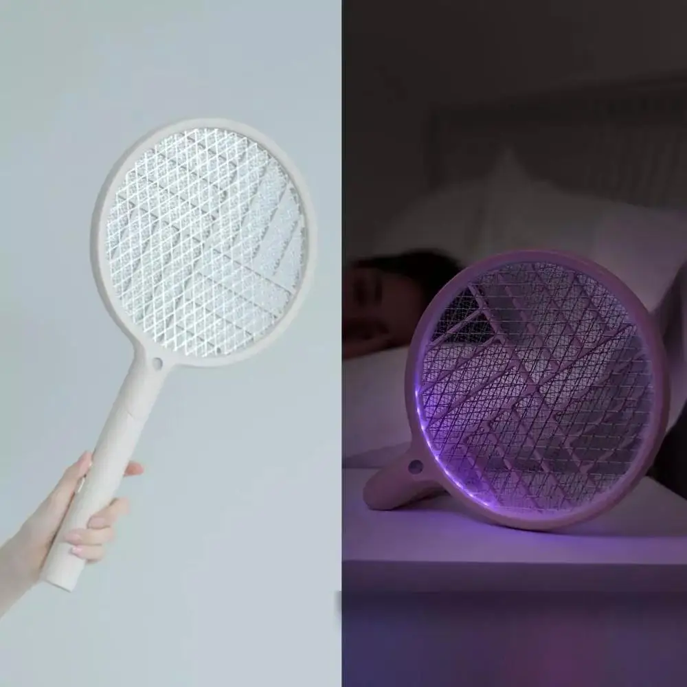 Youpin Sothing, електрическа мухобойка от комари, светодиодна акумулаторна Ръчно мухобойка от комари, сгъваема UV-лампа против комари5