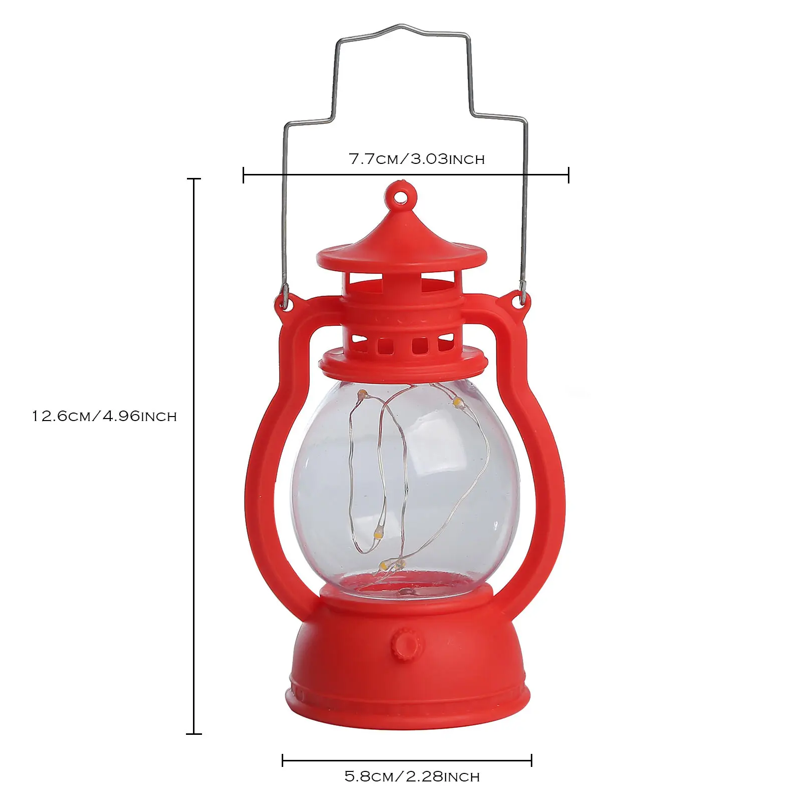 Ретро Фенер Ретро Дизайн LED Подвесная Маслена Лампа На Батерии Декоративна за Начало на Празника Коледни Подаръци3