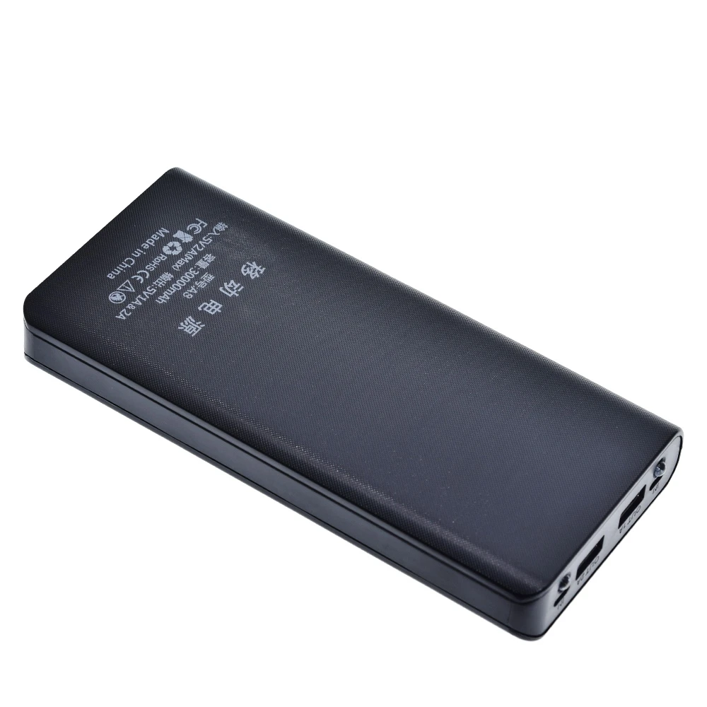 5V Двойно USB 8 * 18650 Power Bank Отделението отделение за Зарядно устройство за мобилен телефон САМ калъф за смартфон MP3 Електронна зареждане на мобилен телефон3