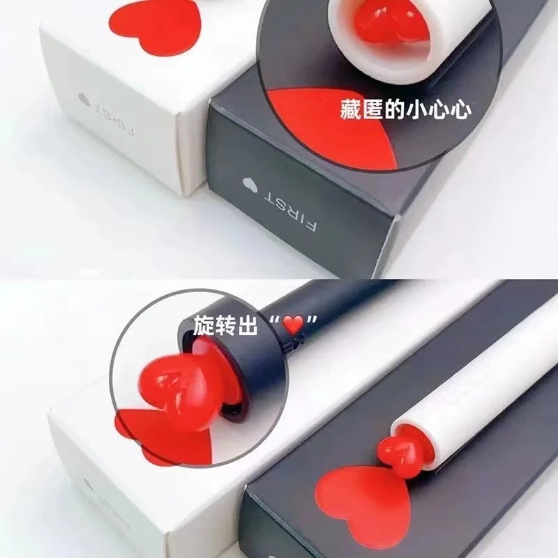 Гел химикалка Kaco Сърце с винт за попълване, креативна химикалка за подпис, подарък кутия за любов, подарък за влюбени3