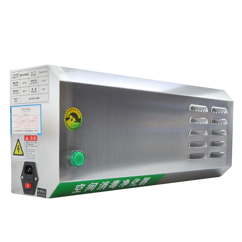стенен генератор на озон озонатор 304 неръждаема стомана озонатор за пречистване на въздуха въздушния филтър 5G10G15G20G30G40G0