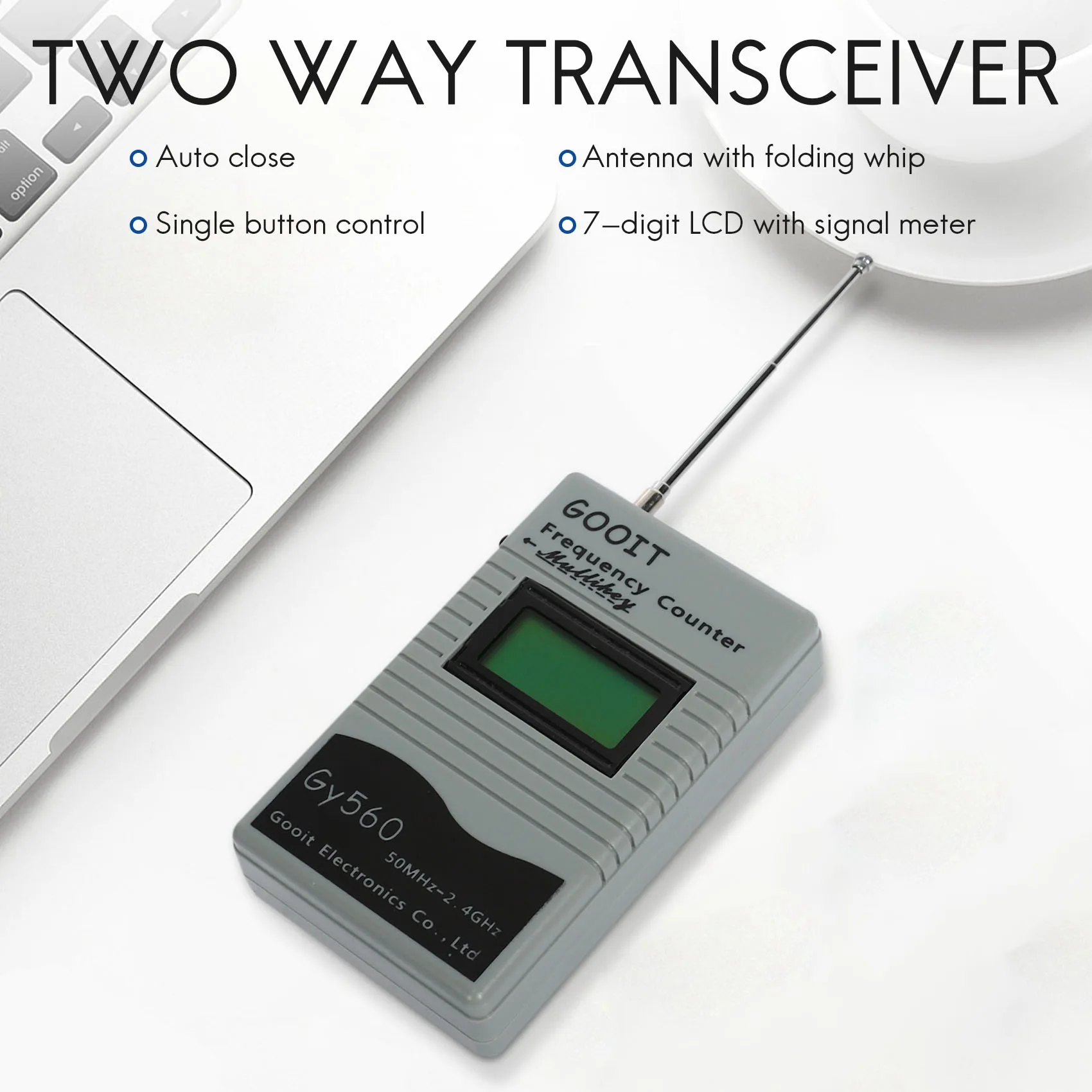 Устройство за измерване на честотата на двустранния радио GSM 50 Mhz-2,4 Ghz, брояч на честотата GY5602