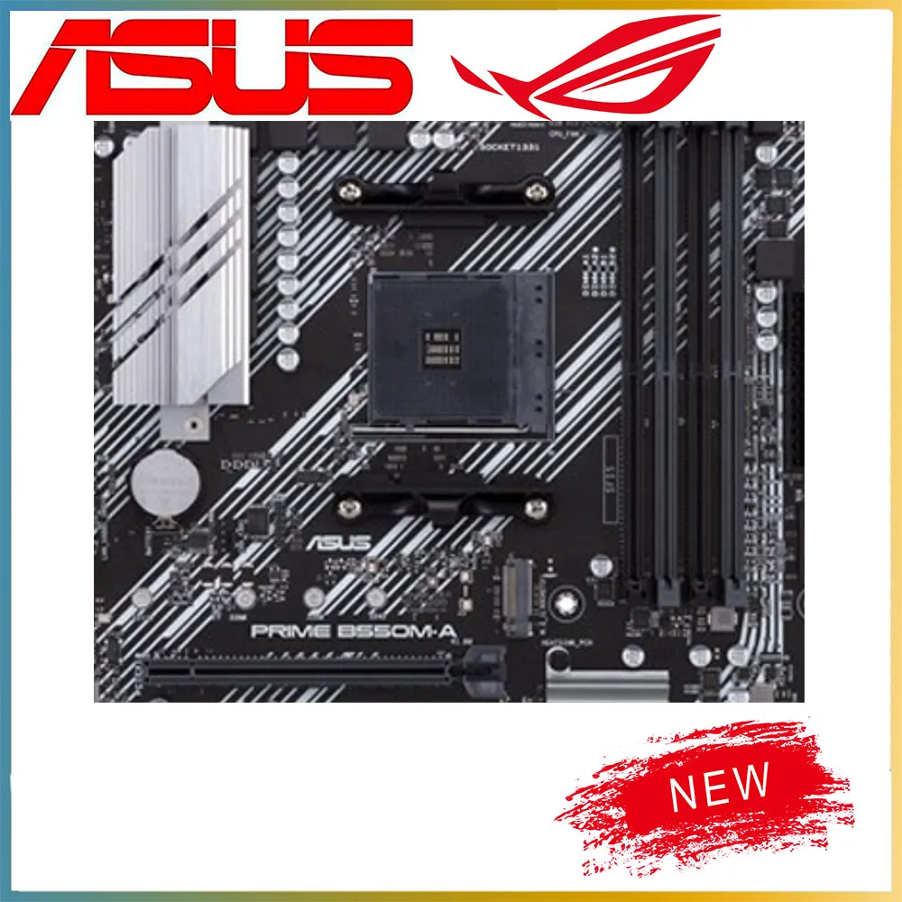 НОВОСТ За ASUS PRIME B550M-A, AMD B550 AM4 Ryzen R5 5900X дънна Платка с Процесор Компютърен конектор AM4 DDR4 128G дънна Платка Настолна4