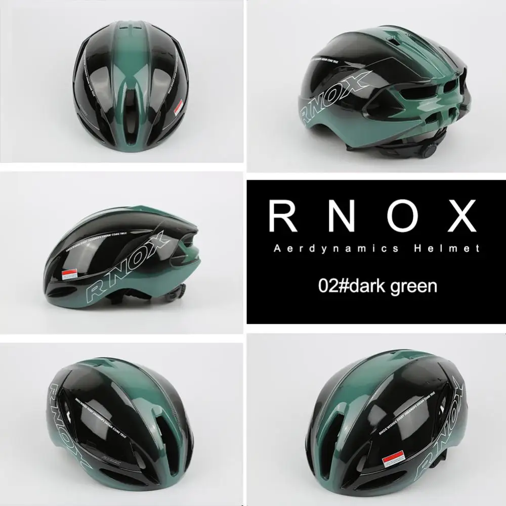 Велосипеден шлем RNOX Скоростни пневматични Състезателни Пътя на велосипедни Каски за унисекс Екипировка Велосипеден шлем за триатлон TT Time Trial1