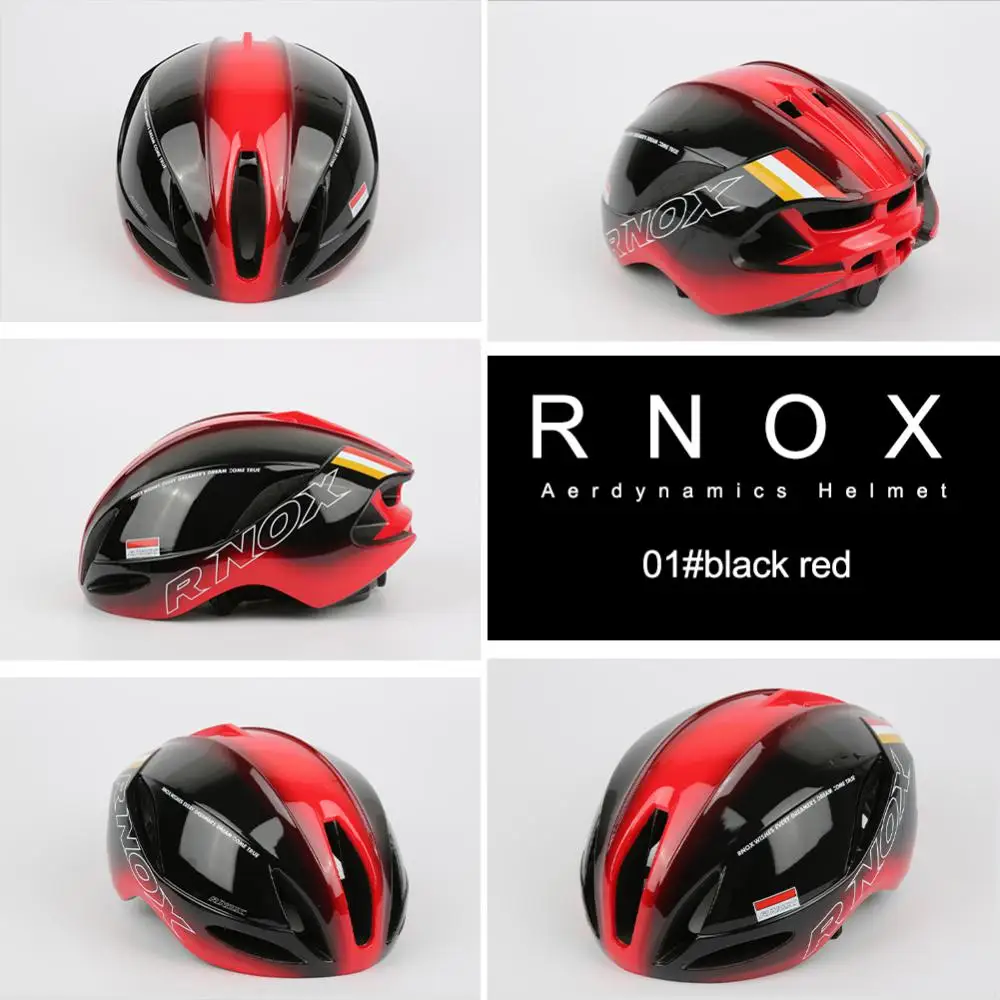 Велосипеден шлем RNOX Скоростни пневматични Състезателни Пътя на велосипедни Каски за унисекс Екипировка Велосипеден шлем за триатлон TT Time Trial4