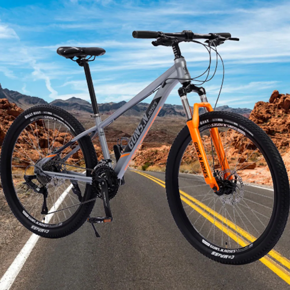 26 инчов велосипед от въглеродна Стомана Луксозен амортисьор скорост Планински шоссейный под наем Цвят по избор2