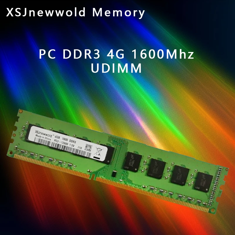 XSJnewwold DDR3 RAM 4GB 8GB 1333 1600 MHZ памет Настолна UDIMM PC3 12800U PC3 10600U Ddr3 Ram 4GB 8GB Memoria 1.5 V 240pin0
