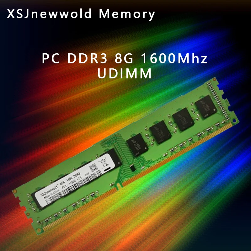 XSJnewwold DDR3 RAM 4GB 8GB 1333 1600 MHZ памет Настолна UDIMM PC3 12800U PC3 10600U Ddr3 Ram 4GB 8GB Memoria 1.5 V 240pin1