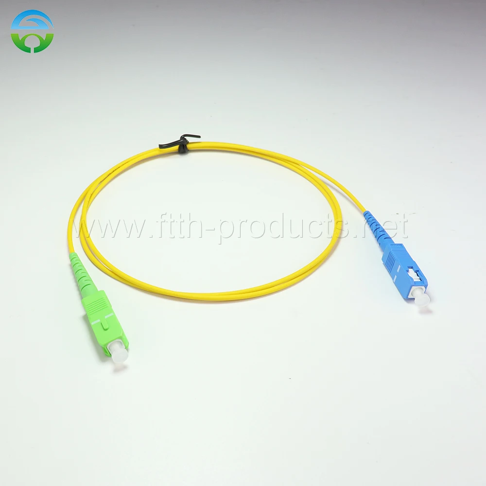 10 бр. пластир кабел SC/APC, SC/UPC SM Simplex G652D ХАЛОГЕННИ SX 2.05