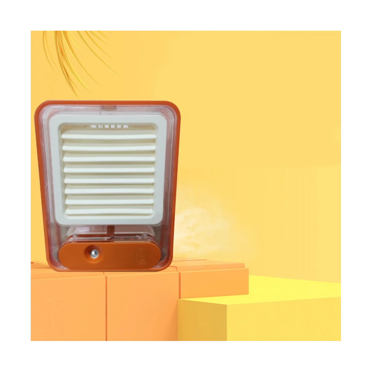 Преносим вентилатор за замъгляване Акумулаторна батерия USB вентилатор за замъгляване на вода с цветно ночником Настолен вентилатор за пътуване у дома4