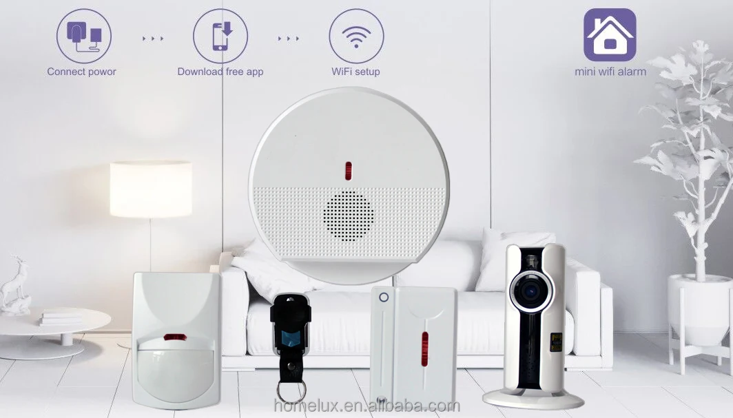 Медицинска система за предупреждение Smart WiFi mini alarm за домашна аларма2