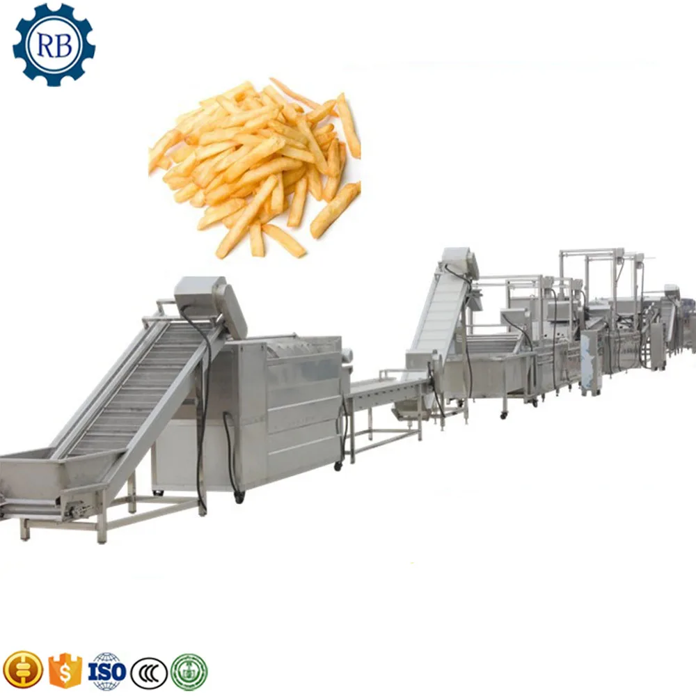 Линия за производство на чипс и пържени картофи в Ново Състояние, Машини За производство на замразени картофи картофи3