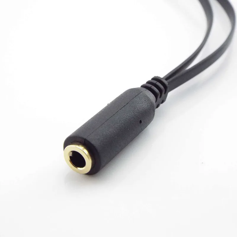 3,5 мм стерео мъжки Кабел-адаптер за слушалки Слушалки Y-образна ивица aux аудио Женски на 2 мъжки съединител за микрофон сплитер за телефон PC5