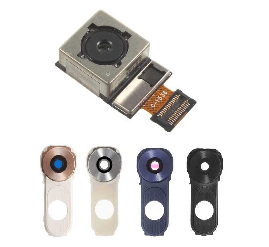 За LG V10 VS990 H900 H901 H960 задната камера за обратно виждане с пръстен капак на обектива на камерата + бутона за включване на захранването0