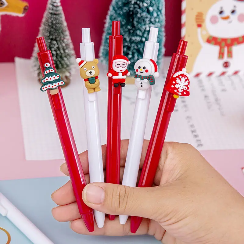 Мультяшная Коледна гел писалка за студент Водна писалка Студентски пишещи средства Канцеларски материали, Детски подарък0