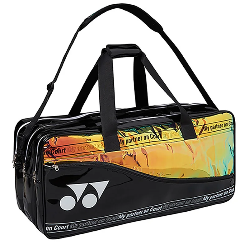 Чанта за ракети Yonex от естествена правоъгълна форма, спортни чанти за жени, мъжки раница за ракети с отделение за обувки с голям капацитет1