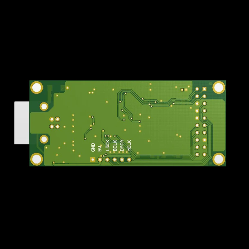 USB-подобно решение, цифров италиански интерфейс IIS Amanero може да се свърже с борда на декодиране на въвеждане на I2S, PCM DSD1