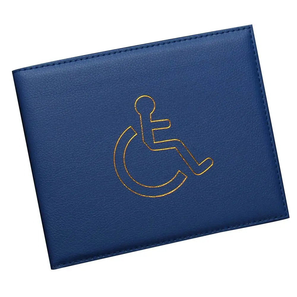 Портфейл за инвалиди, идентификационен иконата, Сертификат, Защитен калъф, син на Притежателя на иконата за инвалиди, Документ, Разрешение за безопасно паркиране, Показва4