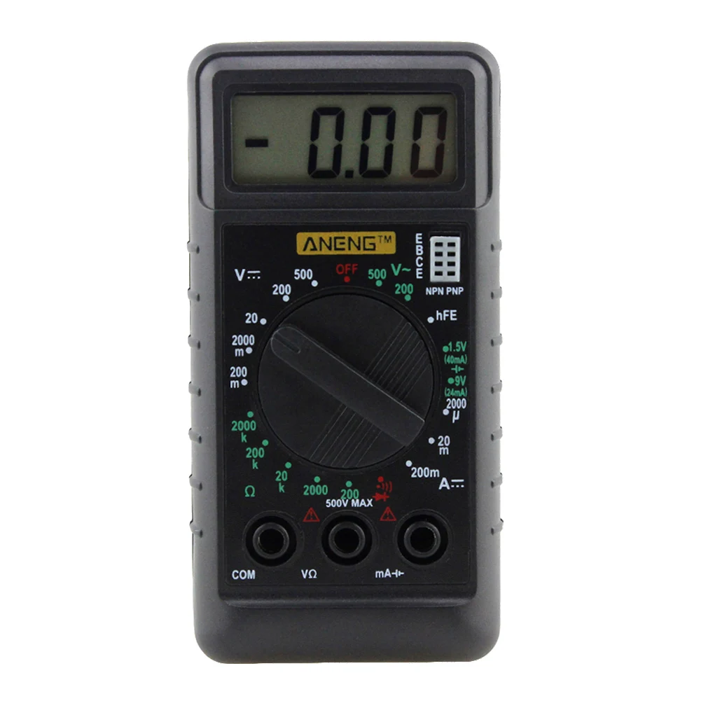 Мини-мултицет, измерване на ac/dc, среднеквадратичный преносим мултицет, машина за висока точност индикатор за ниско ниво на зареждане на батерията за консумативи електрозахранване1