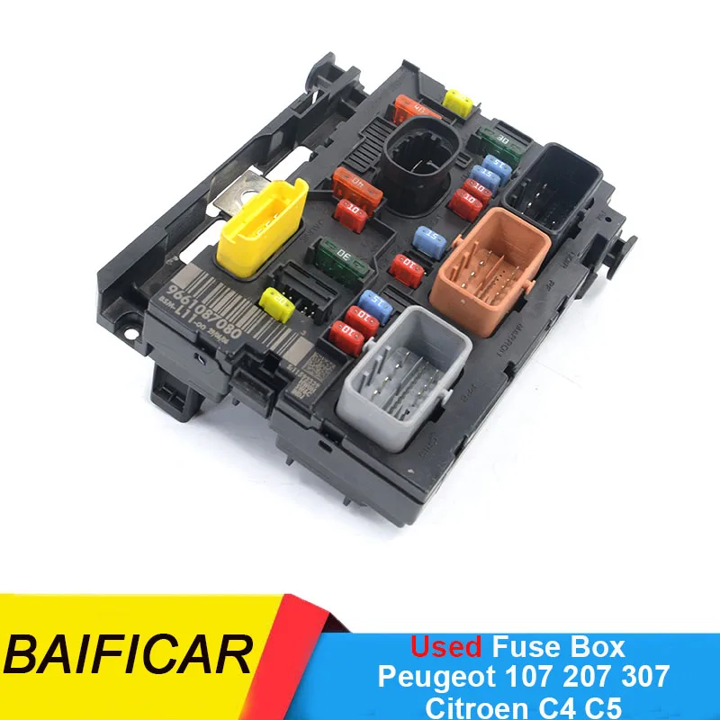 Марка Baificar Използва Оригиналната Блок за Управление на Блок Предпазители В събирането на БСМ-LO4/L11 9661708280 6500FH За Peugeot 107 207 307 Citroen C4 C50