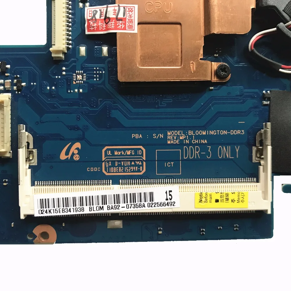 Рециклирани за Samsung N145 N148 N150 N220 N210 DDR3 с N455 BA92-07358A BA41-01398A1