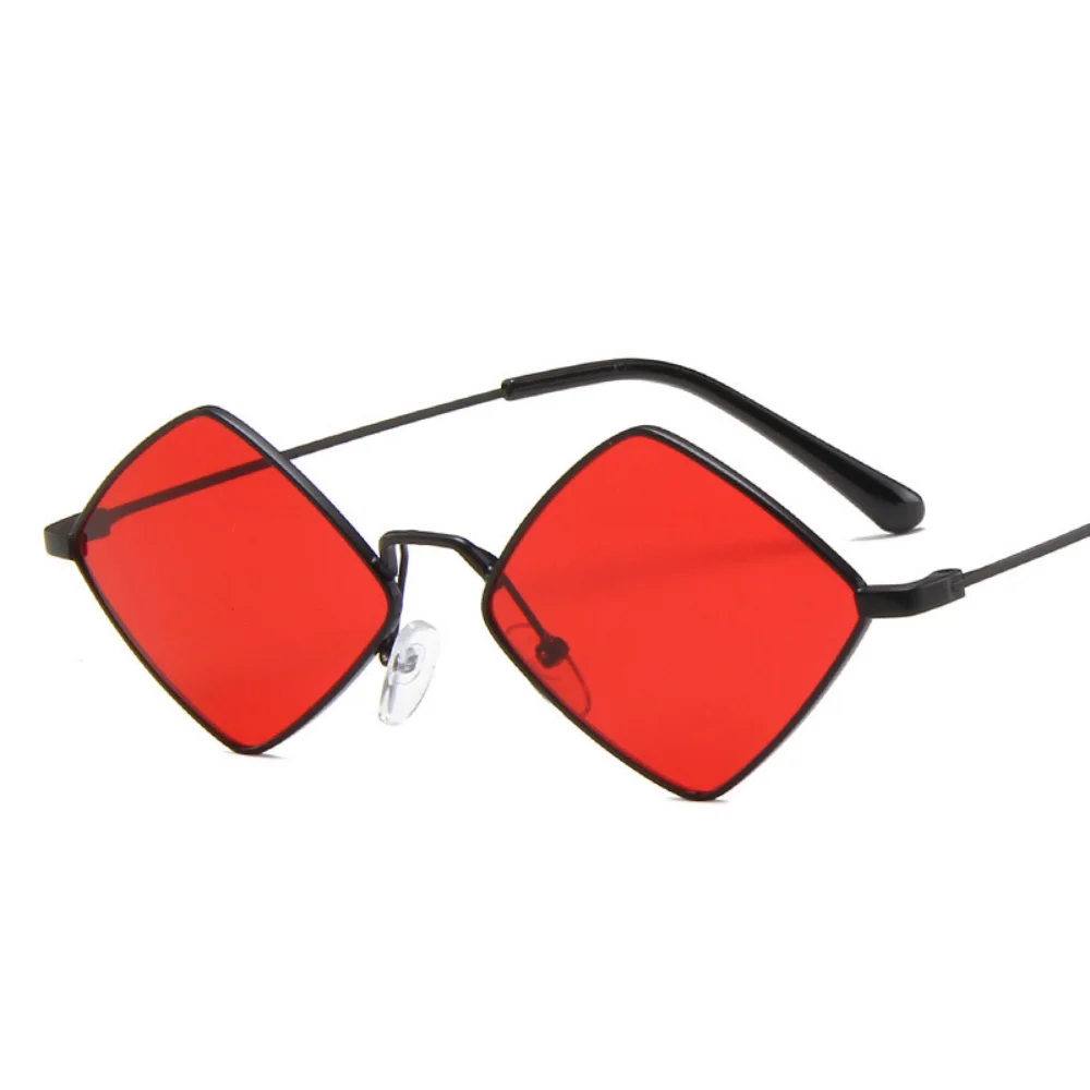 Ретро Слънчеви Очила С Форма На Диамант Модни Метални Нередовни Слънчеви Очила, Мъжки, Женски Цветни Лещи, Слънчеви Очила, Унисекс2