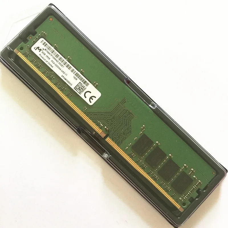 Десктоп оперативна памет Micron ключова ddr4 8gb 3200 Mhz memoria DDR4 8GB 1RX8 PC4-3200AA-UA2-11 DDR4 8GB 3200 настолни RAM памет2