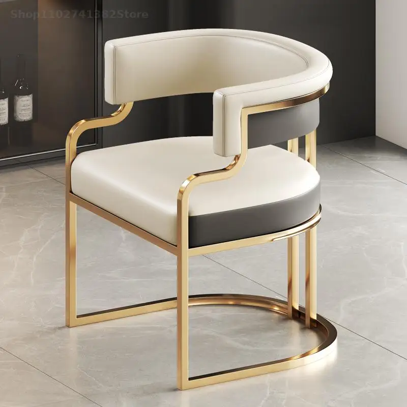 Дизайнерски трапезни столове в скандинавски стил, Кожена Хол, Спалня, Модерни Трапезни Столове, Луксозна Тоалетна Мебели Sala Da Pranzo FY40XP1