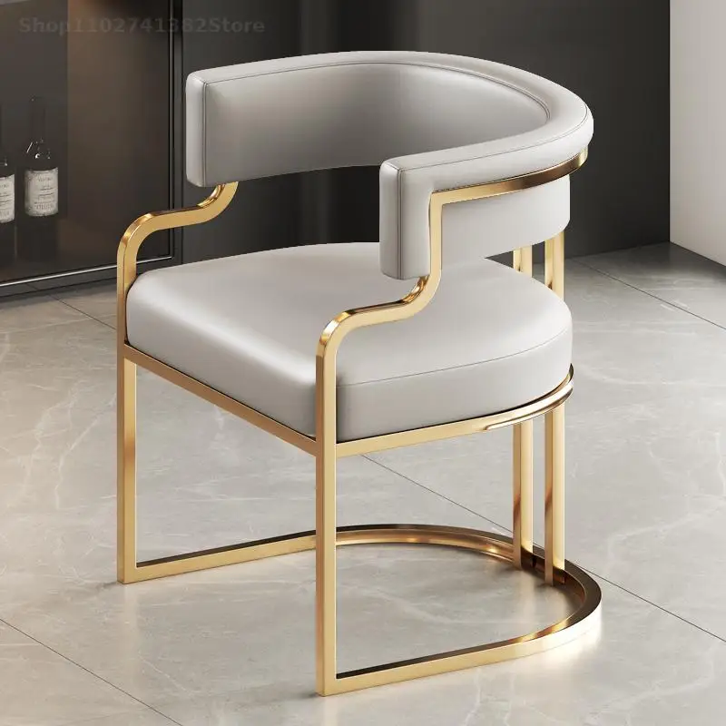 Дизайнерски трапезни столове в скандинавски стил, Кожена Хол, Спалня, Модерни Трапезни Столове, Луксозна Тоалетна Мебели Sala Da Pranzo FY40XP2