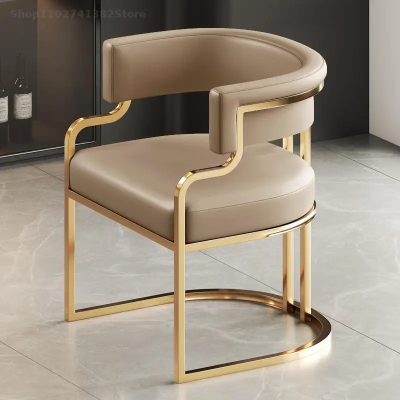 Дизайнерски трапезни столове в скандинавски стил, Кожена Хол, Спалня, Модерни Трапезни Столове, Луксозна Тоалетна Мебели Sala Da Pranzo FY40XP4