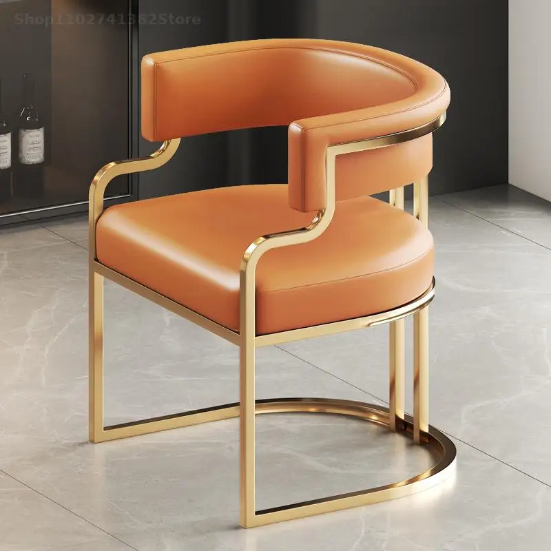 Дизайнерски трапезни столове в скандинавски стил, Кожена Хол, Спалня, Модерни Трапезни Столове, Луксозна Тоалетна Мебели Sala Da Pranzo FY40XP5