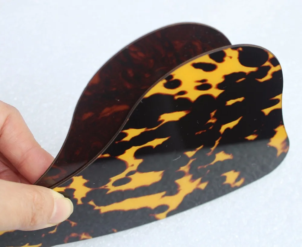Тампон за акустична китара за лява ръка от 2 части, целлулоидный материал, с дебелина 1,2 мм2