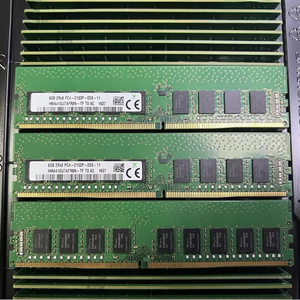 1БР 8G 2R × 8 PC4-2133P DDR4 pure ECC За сървър памет SKhynix HMA41GU7AFR8N-TF3