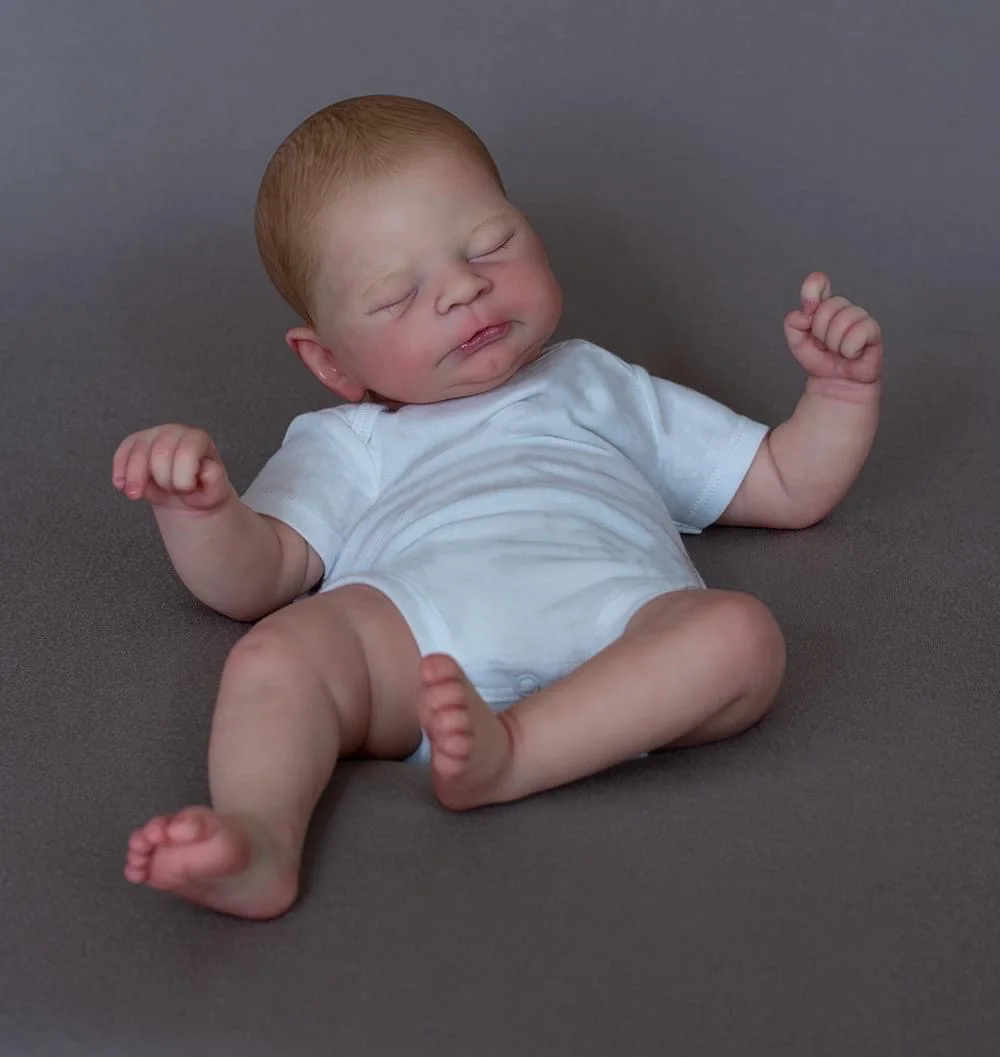 NPK 52 СМ Новородено Бебе Кукла Реборн Тимъти Заспиване на Детето Благородна Кукла Genesis Ръчно Рисувани с Видими Венами 3D Кожа2