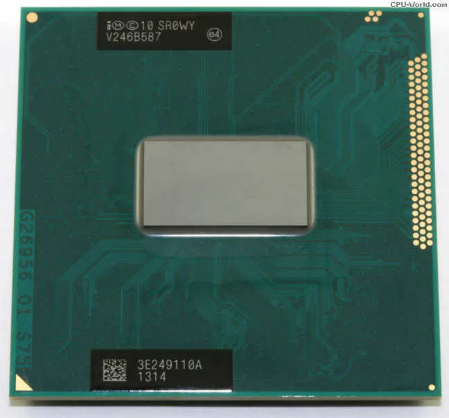 Процесор Intel Core i5-3230M i5 3230M SR0WY 2.6 Ghz, използван за двуядрен четырехпоточного лаптоп с процессорным жак G2 / rPGA988B1