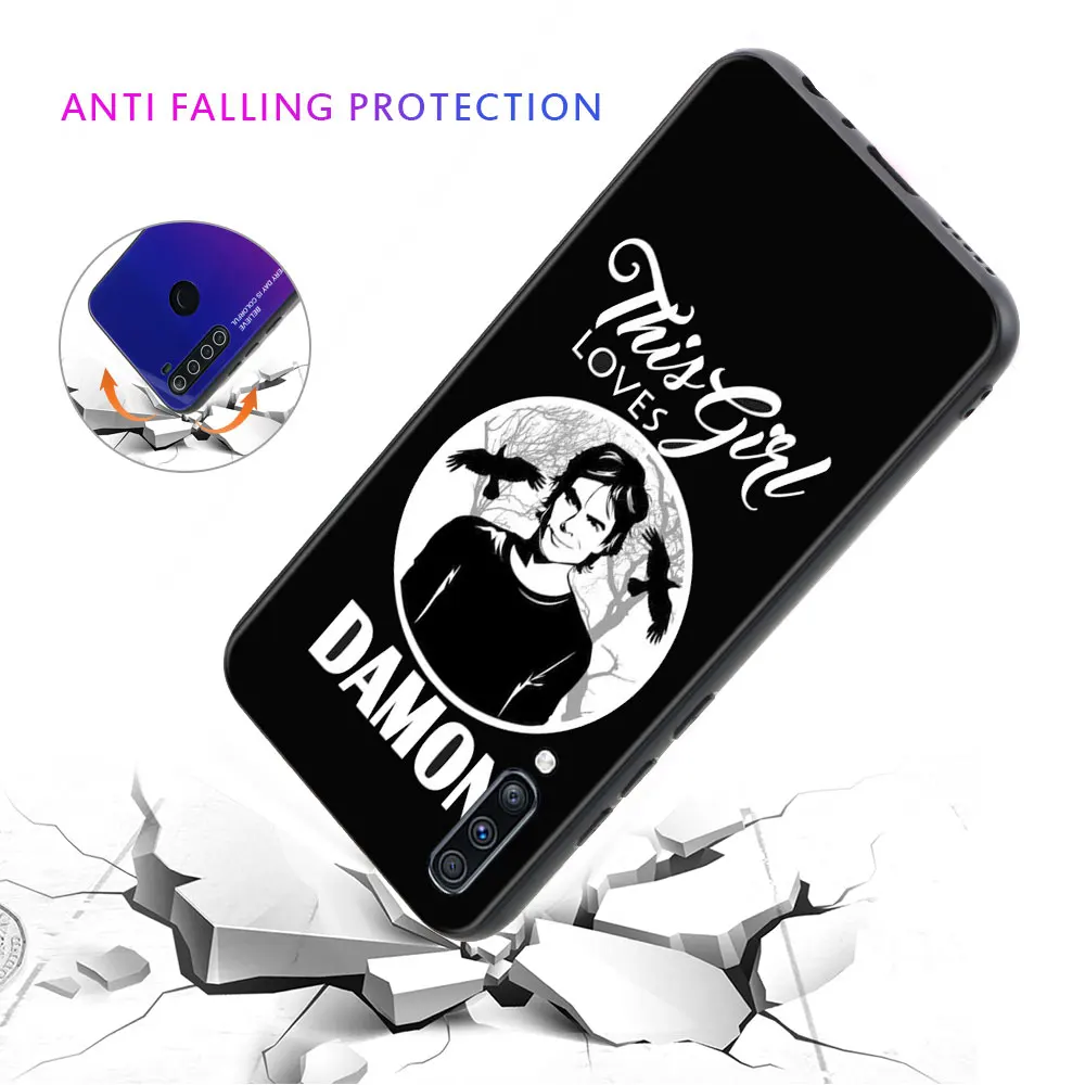 Калъф The Vampire Diaries Damon Shell За Samsung Galaxy Note 20 Ultra 10 A40 A30 A10s A50 A70 A10 A20e A20s A42 5G А02 A03s3