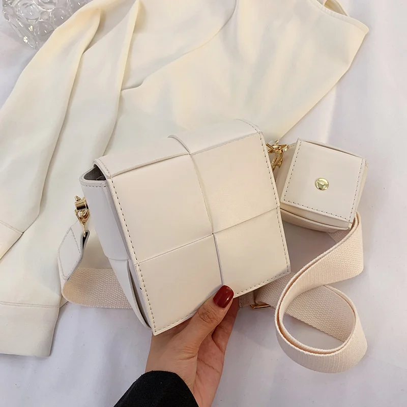 Мини чанта във формата на кутия, бочкообразная чанта 2022, Лятна новост, дамски чанти-кофа от изкуствена кожа, дамски дизайнерска чанта през рамо3