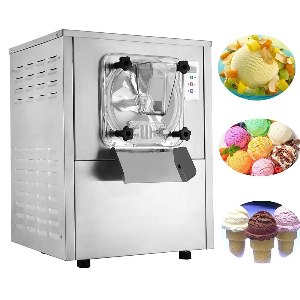 Машина за производство на мек Сладолед Ice Maker 16-20 л/ Ч, Търговска машина за производство на лед с мощност 1400 W, за Барове, кафенета, магазини, чай с мляко, Лесна работа0
