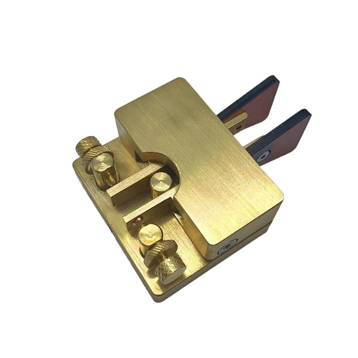 JCY 56 CW Gold Key Вграден В Два аудиоразъема 3,5 мм За свързване на автоматично двойно плазмен магнитни радиотелеграфного ключ морзовата Азбука0