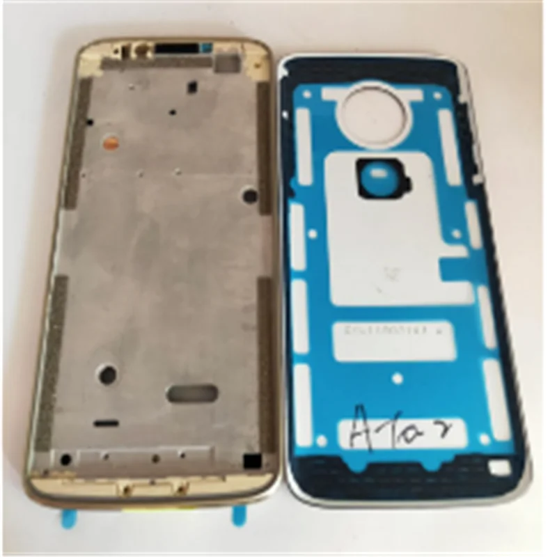 10 бр./лот за мобилен телефон Motorola G6 Play Предната рамка на LCD дисплея на Задния капак на отделението за батерията1
