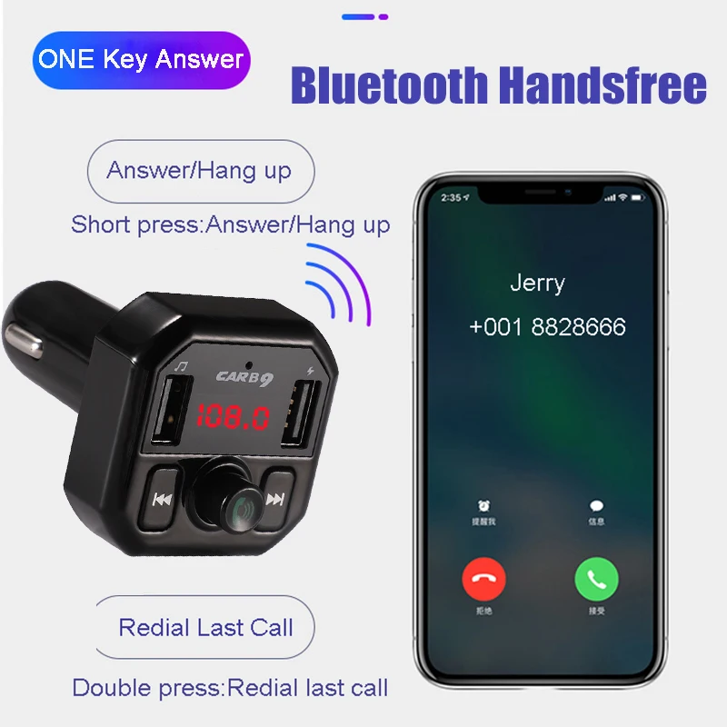 FM предавател, Bluetooth съвместим комплект за Кола 