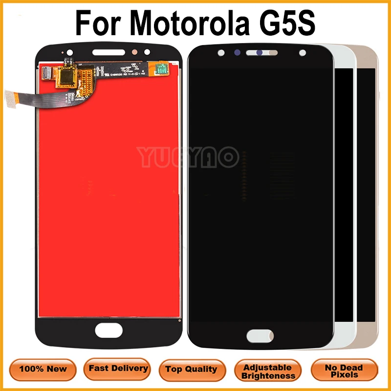 5,2 LCD дисплей За Motorola Moto G5S XT1793 XT1794 XT1792 Дисплей е Сензорен Екран За Мото G5S Подмяна на Дигитайзер LCD екрана в събирането на0