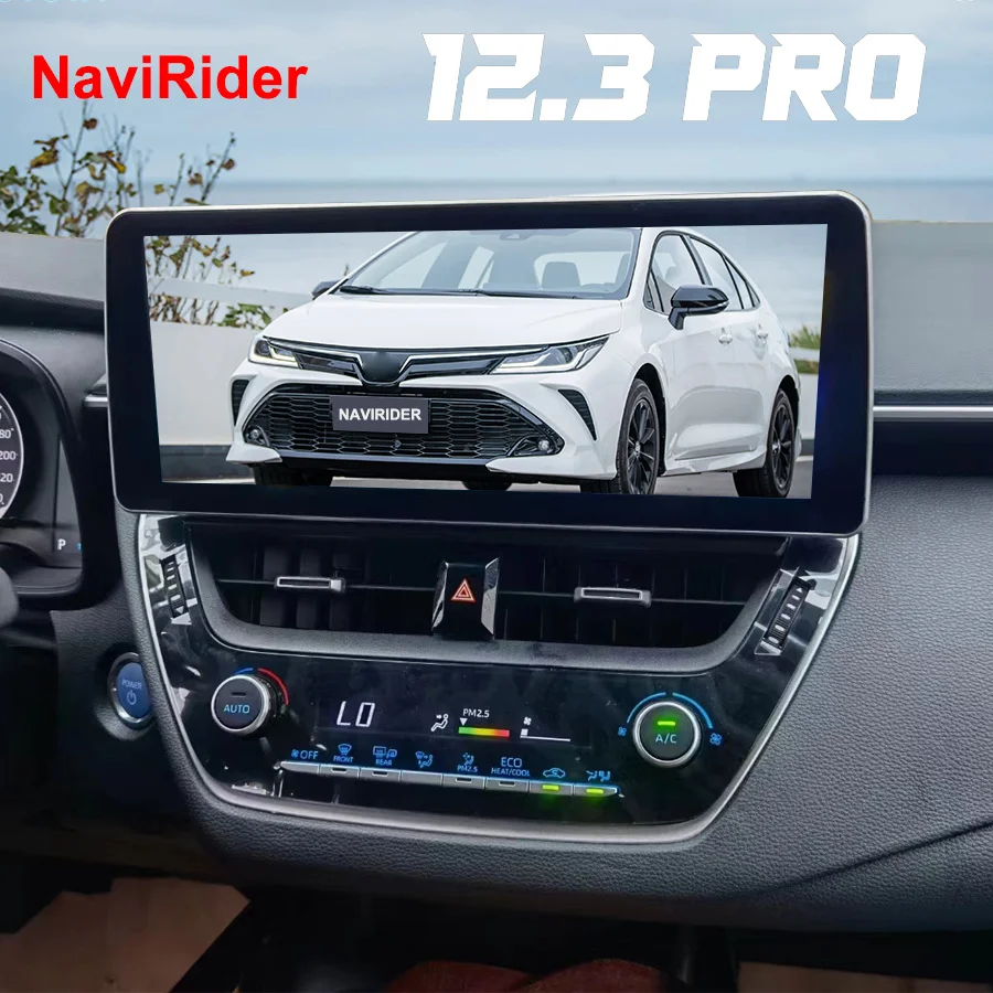 12,3 инча Радио 8 + 256G Android 13 За Toyota Corolla 2018 2021 2022 Автомобилен Мултимедиен Плейър GPS Навигация Carplay DSP Звук0
