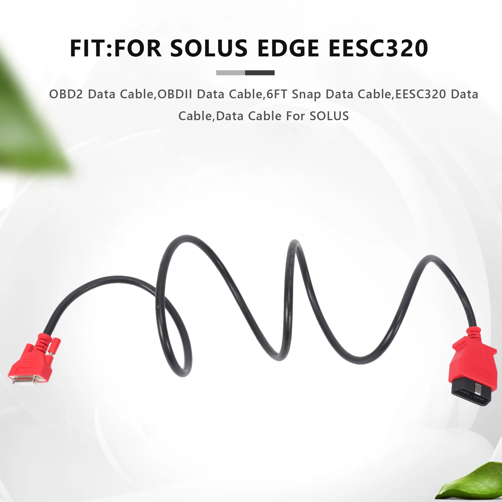 Авто 6 фута защелкивающийся скенер DA-4, съвместим с кабел за пренос на данни OBDII OBD2 за SOLUS EDGE EESC3204