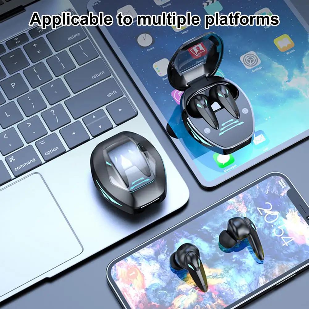 1 Комплект Безжични слушалки TG09 С ниска латентност в играта, Страхотно възпроизвеждане на музика, Универсални Bluetooth-съвместими слушалки в ушите 5.3 9D стерео1