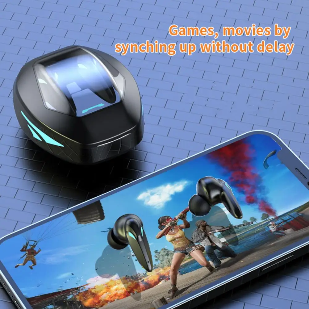 1 Комплект Безжични слушалки TG09 С ниска латентност в играта, Страхотно възпроизвеждане на музика, Универсални Bluetooth-съвместими слушалки в ушите 5.3 9D стерео3