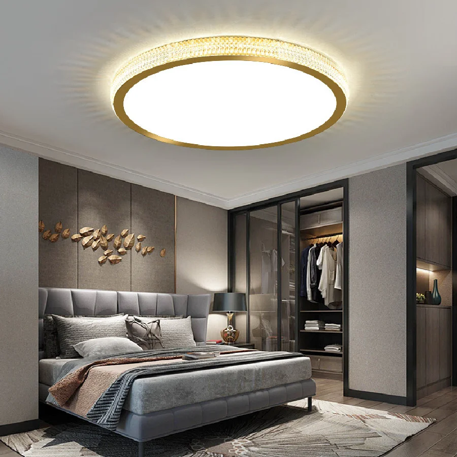 Модерен тавана лампа за спални, скандинавски осветление, плафониери за всекидневната, осветление спални, ярки светлини за спални4