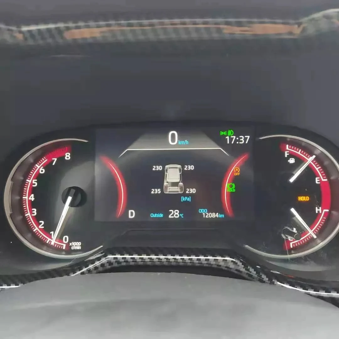 За Toyota Corolla Cross 2020-2022 автомобил TPMS система за индикация на налягането в гумите Монитор за налягането в гумите, алармена3
