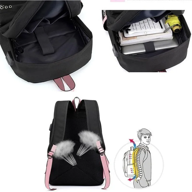 2 бр. Раница + пеналы, училищна чанта Mochila за студенти, чанта за книги, пример за раници Vanitas, пътни чанти за преносими компютри4
